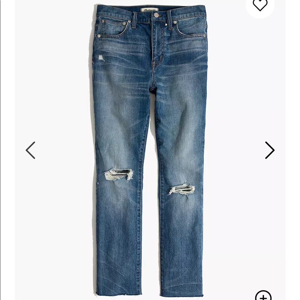 Madewel High Rise Slim Crop Boyjean